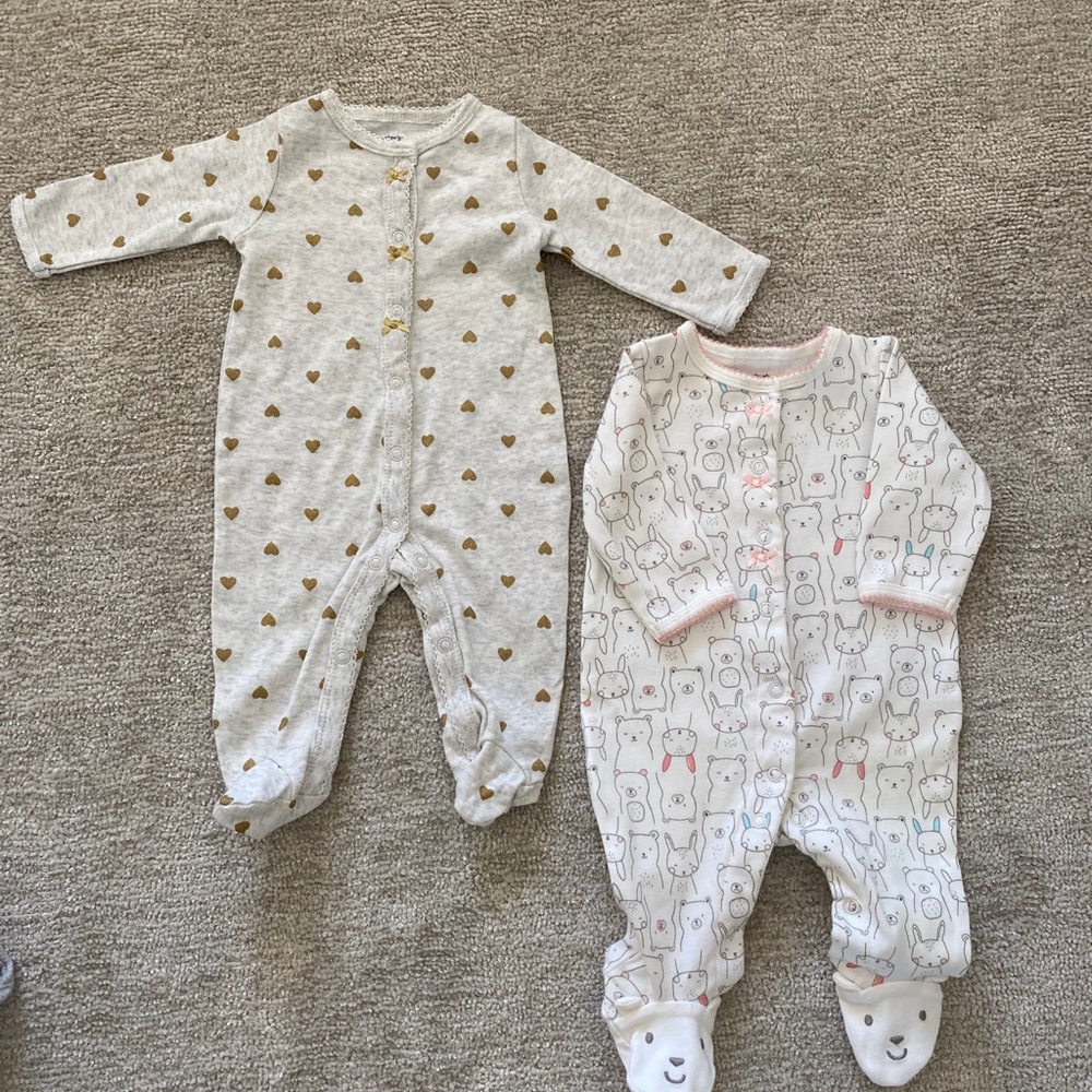 Baby girl onesies lot